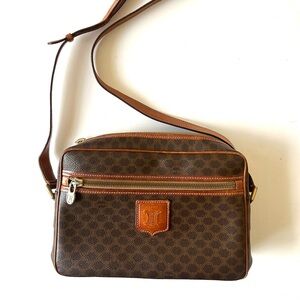 Celine Macadam Canvas Crossbody Bag